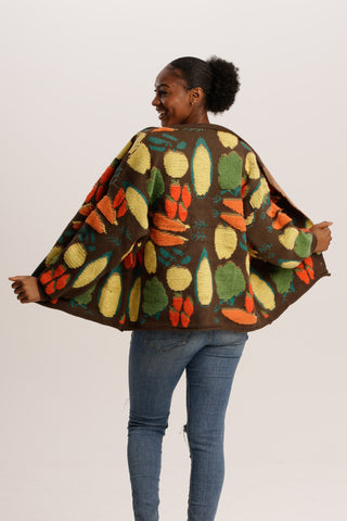 Brown Harvest Cardigan