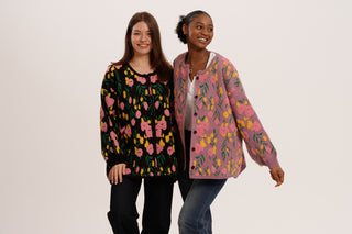 Violet Midnight Garden Cardigan Bundle