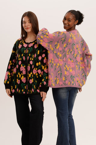 Violet Midnight Garden Cardigan Bundle