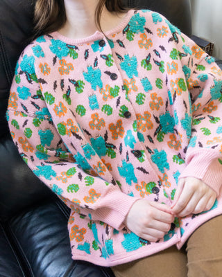 Retro Flower Cardigan