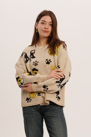 Dog Lover Cardigan