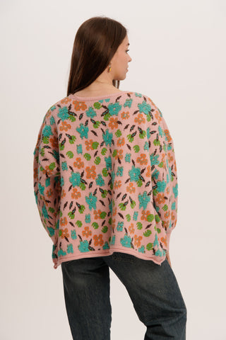 Retro Flower Cardigan